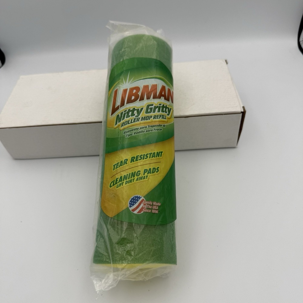 Libman Nitty Gritty Roller Mop Refills‎ Head Replacement Green Yellow